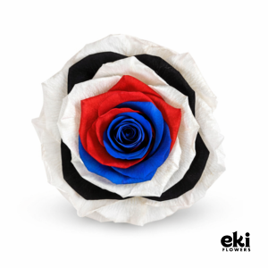 World Cup Flag Preserved Roses